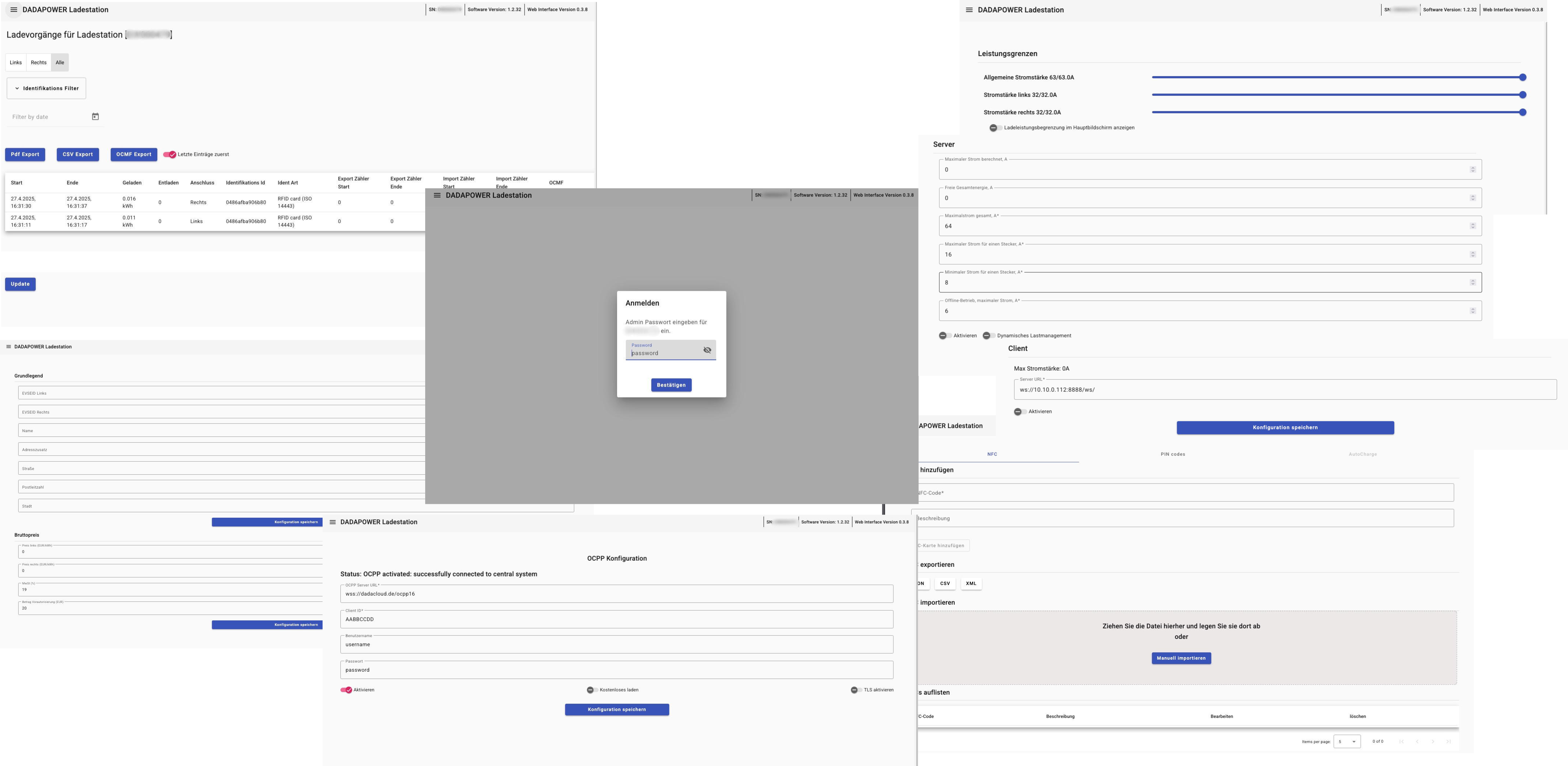 Webinterface